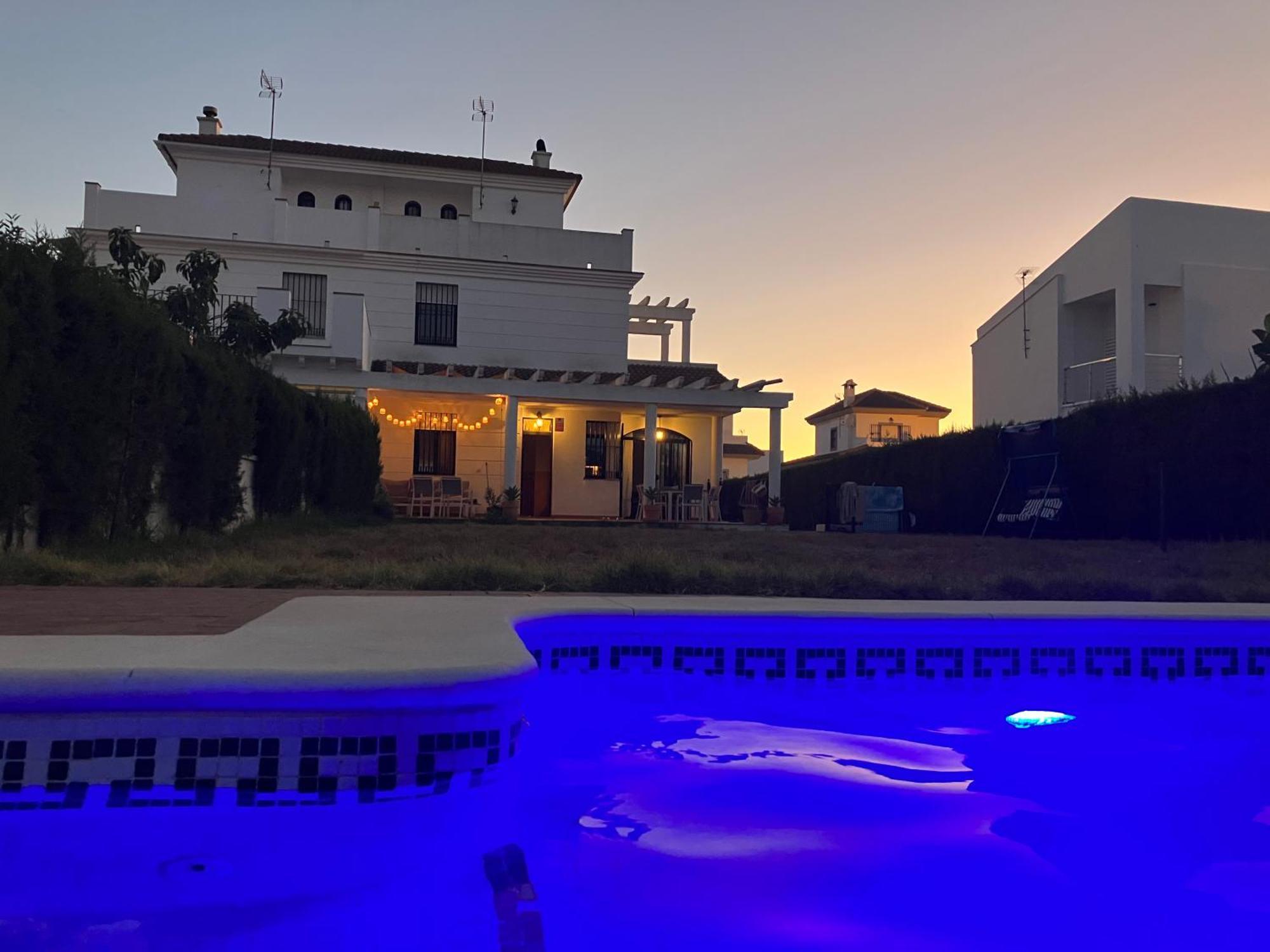 Holiday House With Private Pool, Costa De La Luz El Portil Esterno foto