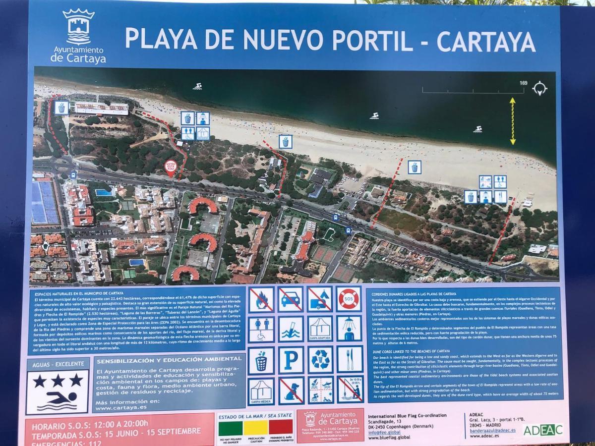 Holiday House With Private Pool, Costa De La Luz El Portil Esterno foto