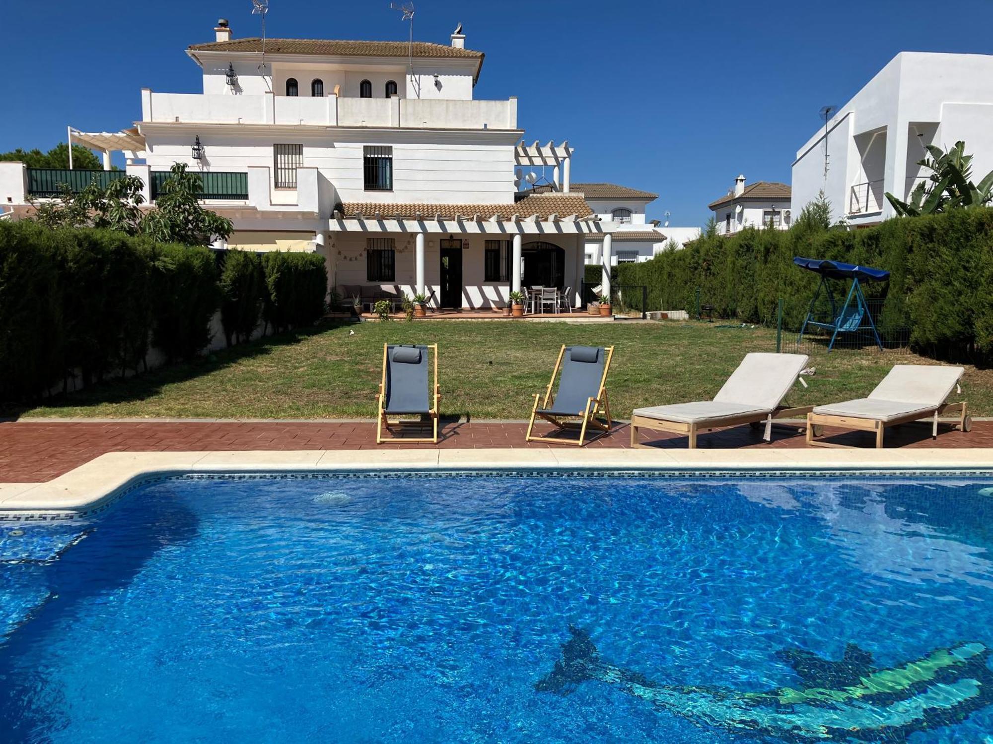 Holiday House With Private Pool, Costa De La Luz El Portil Esterno foto